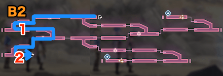 氷の回廊のマップと攻略