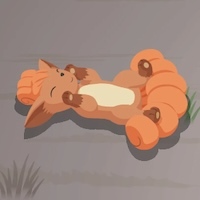 ロコンの星3寝顔画像