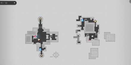 スターの迷い時計マップ