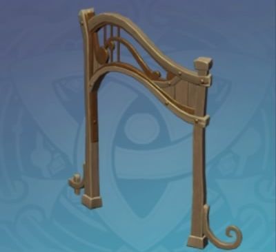 マロウ材の門「柔らかなメロディー」の画像