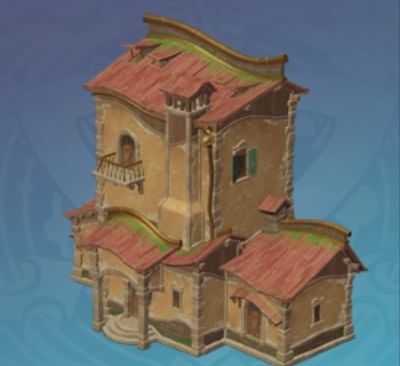 「音楽の町の平和な住居」の画像