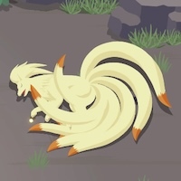 キュウコンの星3寝顔画像