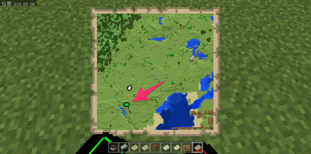 マイクラ地図マーカー