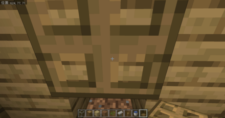 マイクラトラップドア入り口④