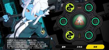 ディスクを装備でセット効果を獲得できる