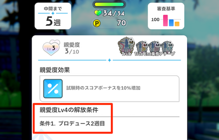 親愛度解放条件