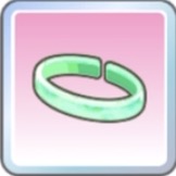 緑のお揃いブレスの画像