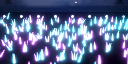 虹色のペンライト