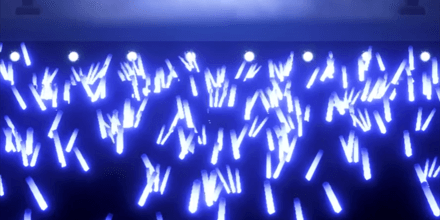 青色のペンライト