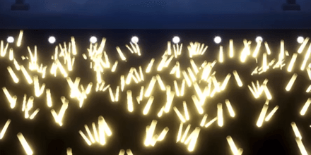 金色のペンライト