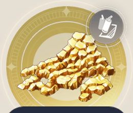 黄金色の岩の画像