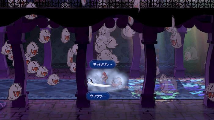 テレサを振り払う