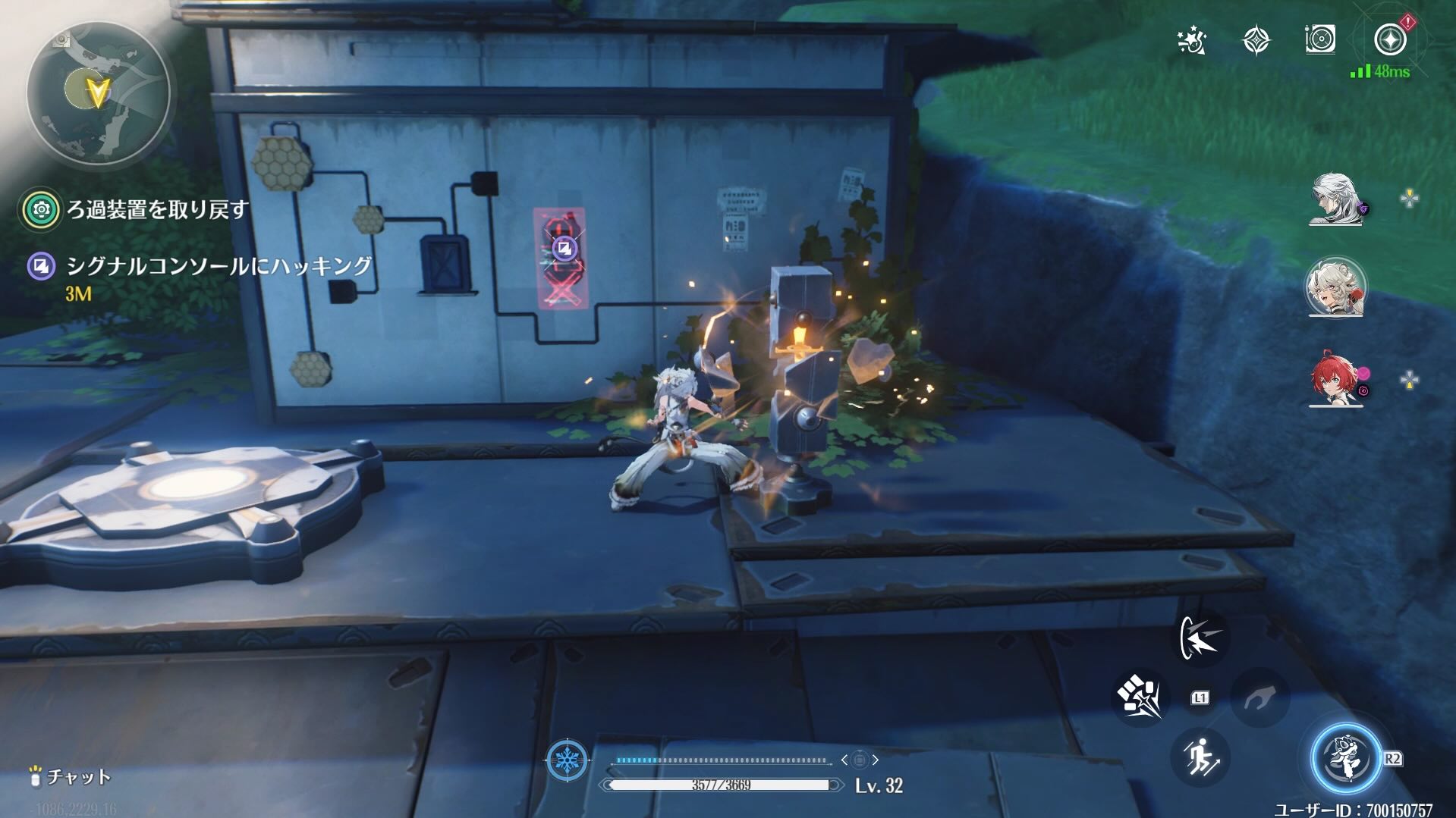 打撃装置を攻撃しよう