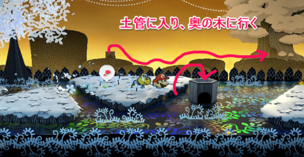 巨大な木までのルート