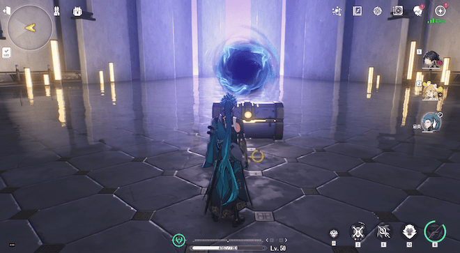 宝箱回収して蜃気楼から出る