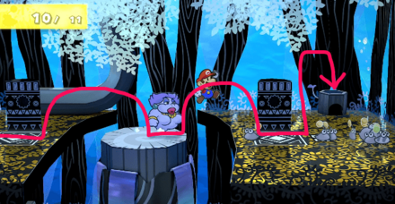 土管から次のフロアへ