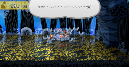 トゲ族とプニ族の戦闘