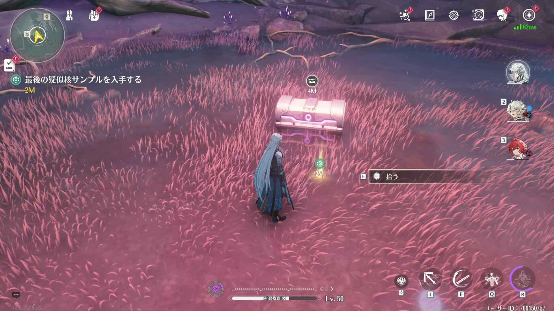 擬似核サンプルを拾う