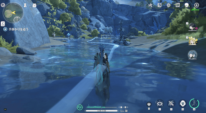 スキャンで示される道を進む