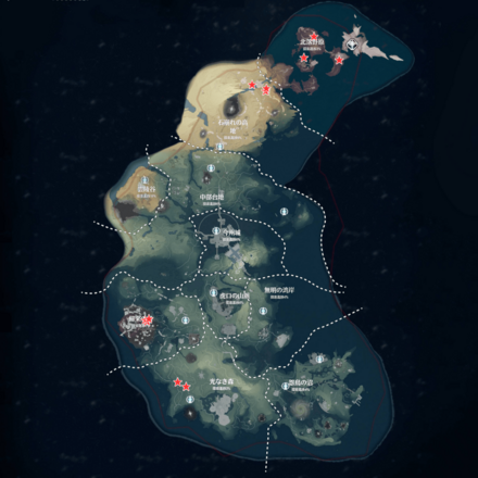 金鈴の楽手の出現場所