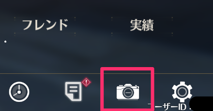 メニューのカメラ