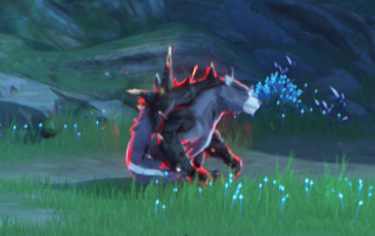 赤いオーラの敵