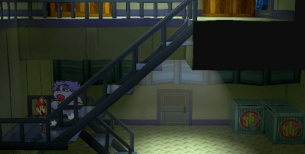 階段を登るマリオ