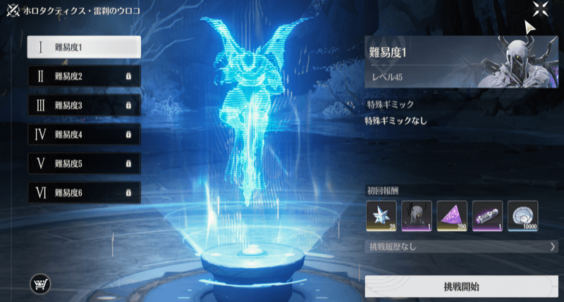 ホロタクティクス強襲という高難度挑戦も