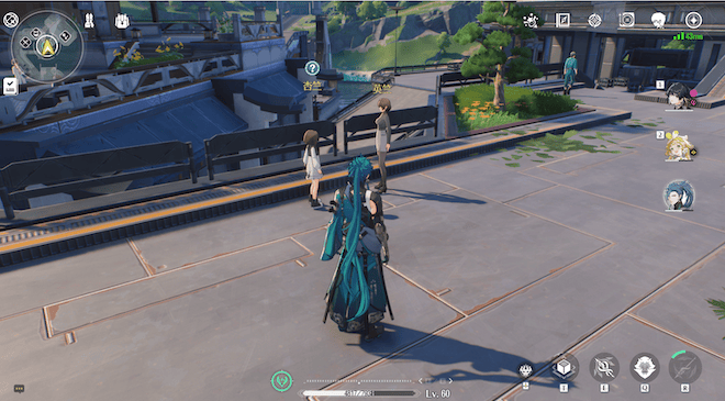 今州城東部にいる女の子と女の人の二人組に話しかける