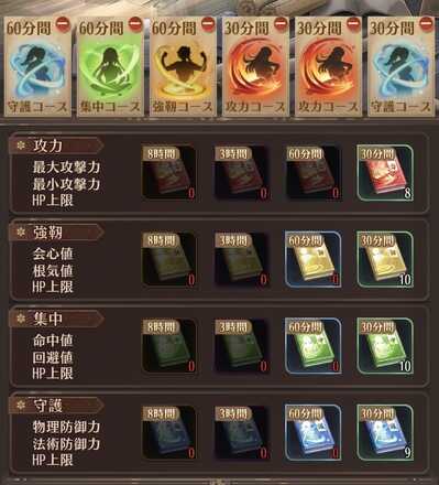 コースの設定方法