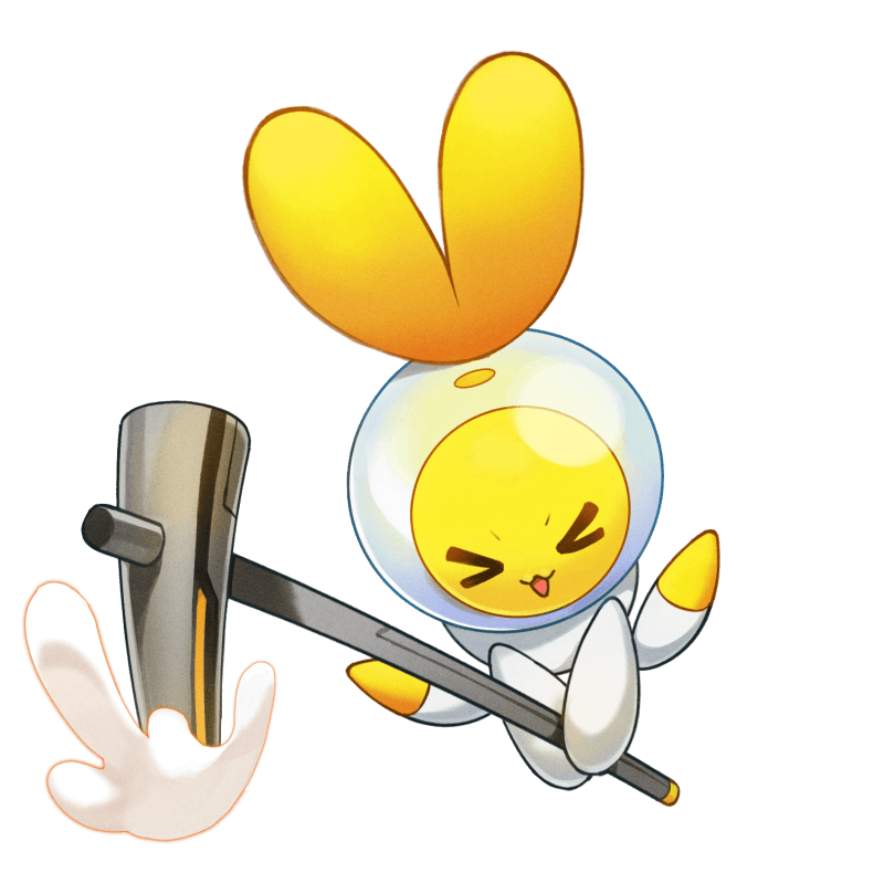 モチつきウサギ