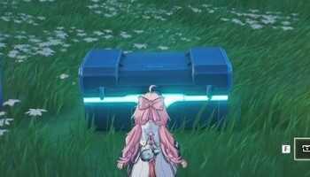 宝箱のレア度青