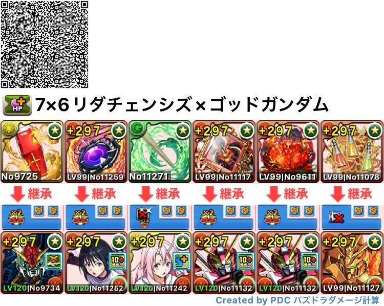 7×6マス運用のシズ×ゴッドガンダム