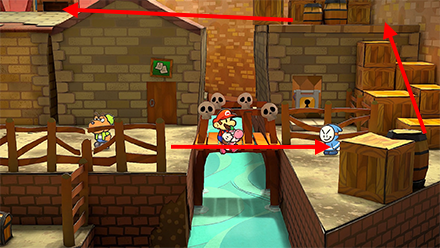 バレルの家の入り方