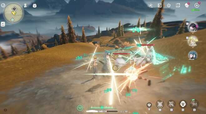 途中で出現する残像と戦闘