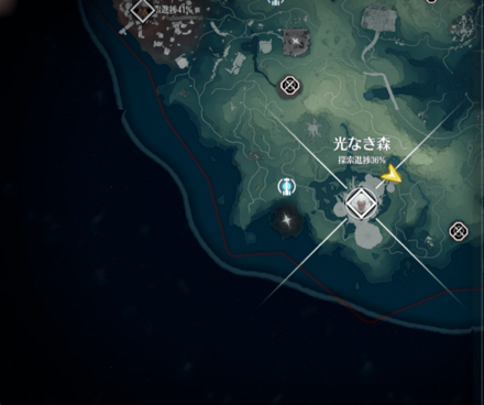 飛廉の大猿の場所