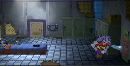 ポスターをクラウダで吹き飛ばす