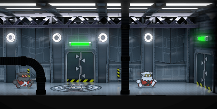 一番右奥の部屋に入る