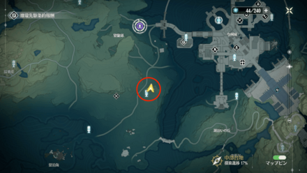 望龍郊にある小型信号塔付近