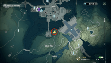 今州城南にある小型信号塔付近