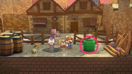 フランクリン先生の家の前