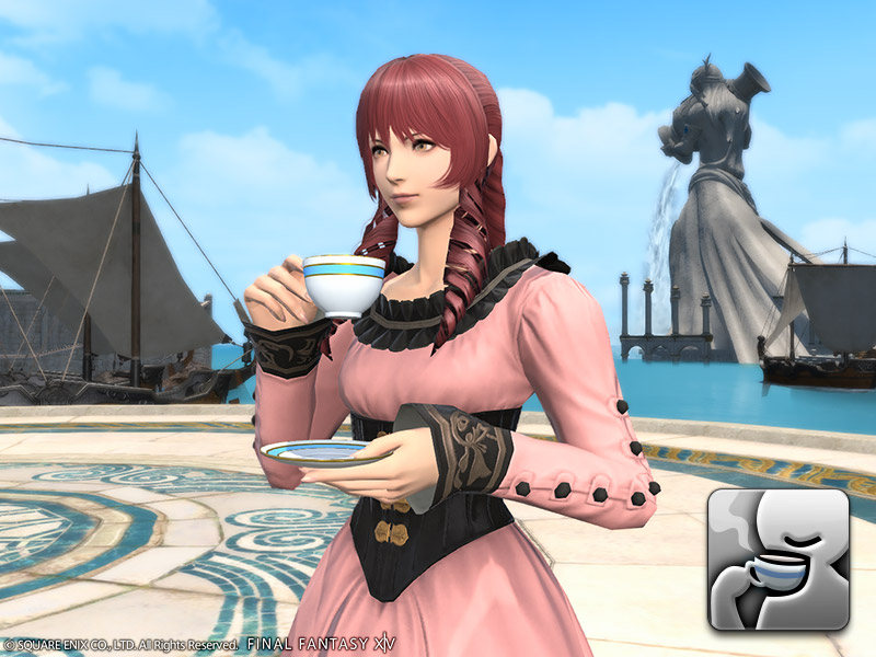 紅茶を飲むの画像