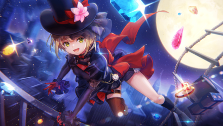 月下のハイドアンドシークの画像