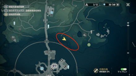 今州城北の川沿い