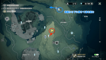 虎口の山脈の地下