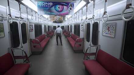 首がないおじさん