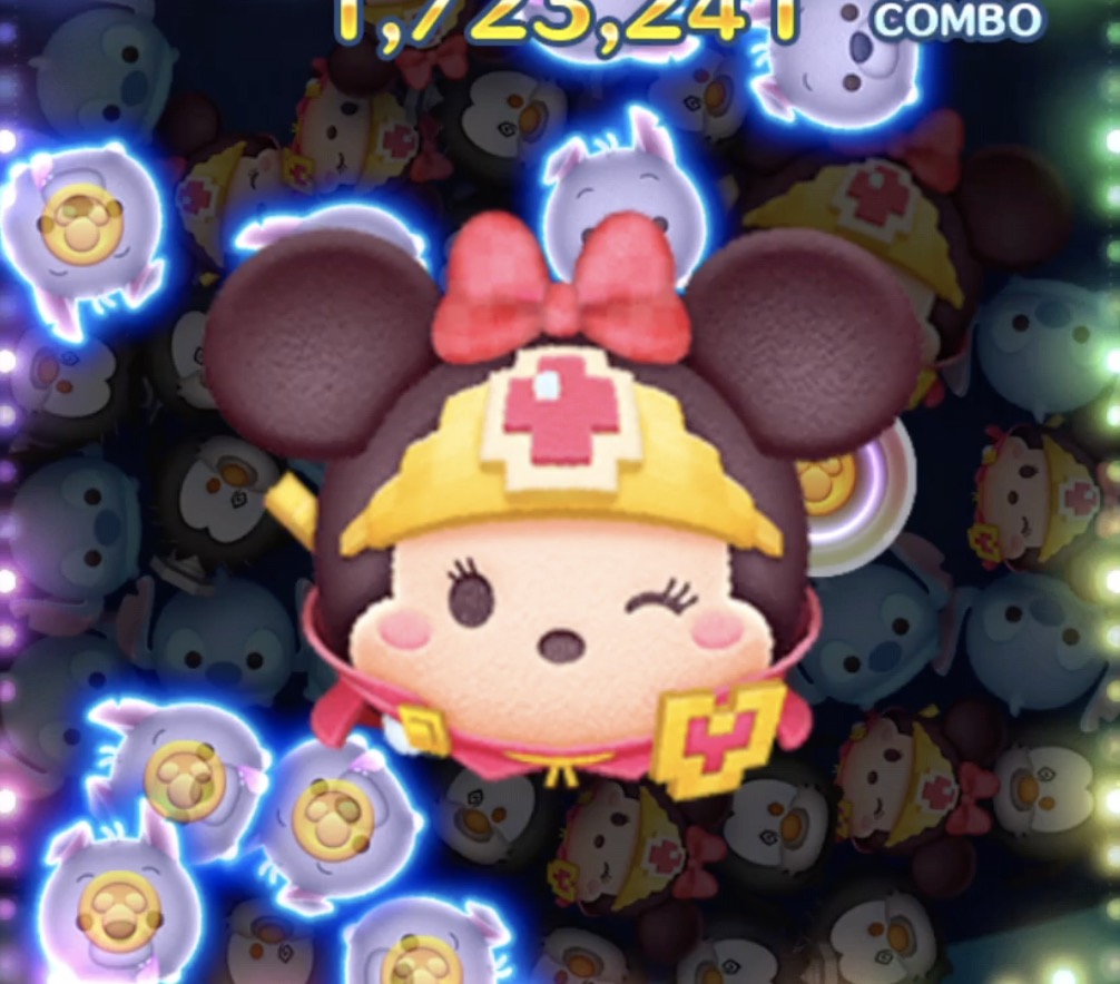 ボムと1種類のツムをまとめて消す