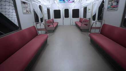 車両全体が傾く