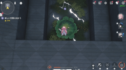 通路を回転させてスイッチを下にする