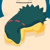 バクフーンの星4寝顔画像